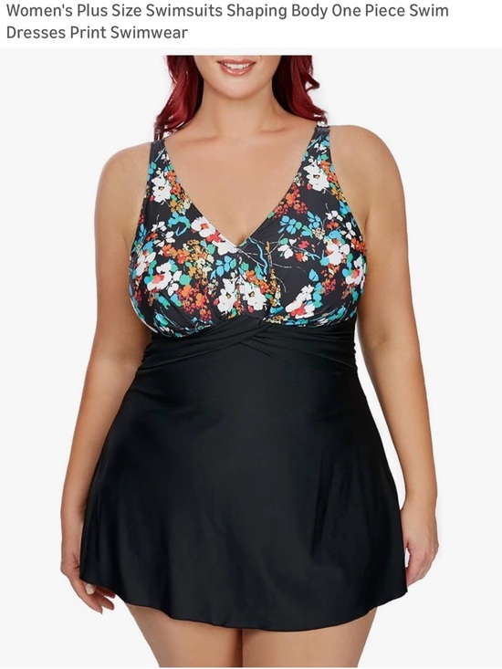 perona Other - 🐕‍🦺Perona plus size swimsuit shaping body one piece swim dress floral size 28W